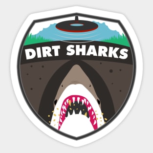 Dirt Sharks Logo - Detectorists - DMDC Sticker